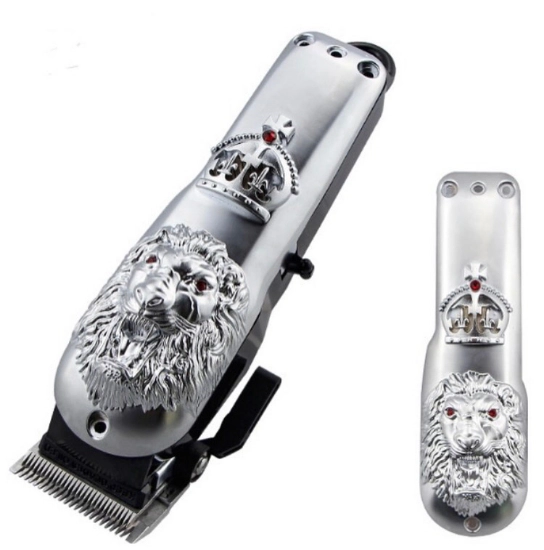 Carcasa metalica 3d lion king silver masina de tuns wahl