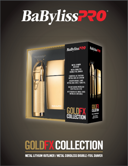 set cadou / combo masina de contur Babyliss Skeleton si Babyliss Shaver  GOLD