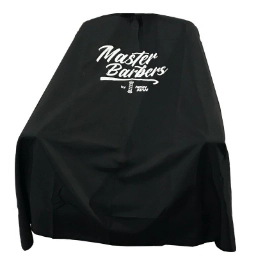 Pelerina frizerie/coafor NISH MAN - MASTER BARBERS - Neagra