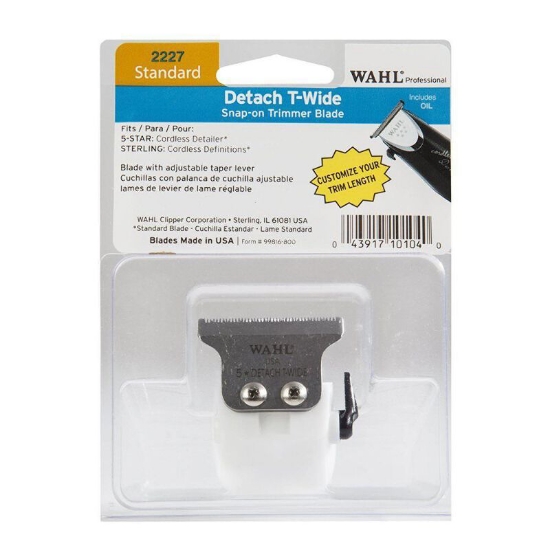 WAHL - Cutit Detailer - Detach T-Wide 