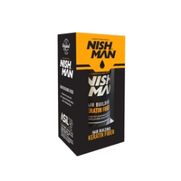 Pudra fiber - NISH MAN - pentru parul rar - Negru