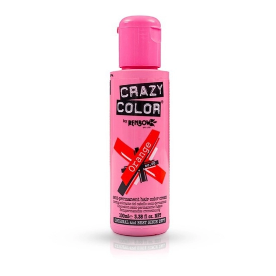 CRAZY COLOR - Vopsea semi-permanenta ORANGE - no.60 - 100 ml
