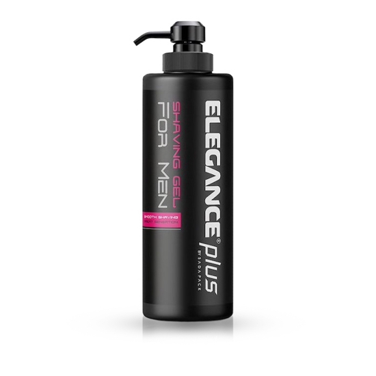 ELEGANCE - Gel de ras transparent - 500 ml - Rosu