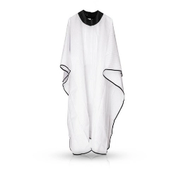 NEOCAPE  - Pelerina frizerie/coafor Guler Neopren UNIGOWN - Alba