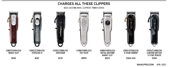 WAHL - Stand incarcare masini de tuns