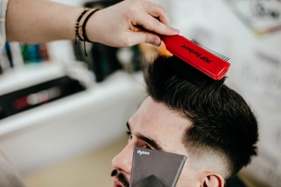 Perie coafat/frizerie - POP BARBER - 9 file - Rosie