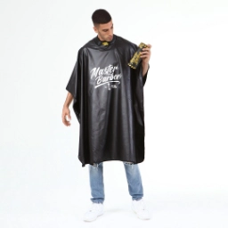Pelerina - NISH MAN - frizerie/coafor MASTER BARBERS - Guler Neopren - Neagra