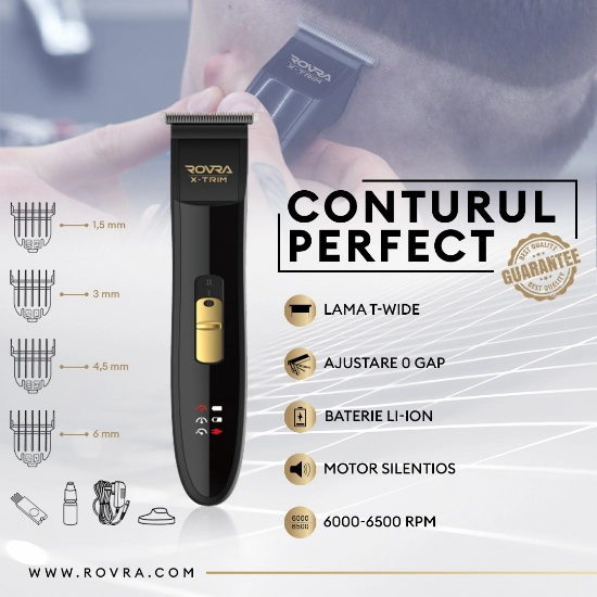 Masina de contur - ROVRA - X-TRIM - 6500 RPM - fara fir 