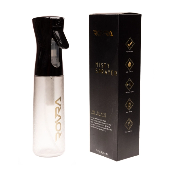Pulverizator frizerie - ROVRA - 300 ml - negru