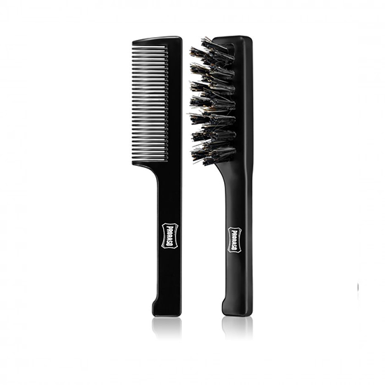 PRORASO - Set pieptene + perie pentru barba si mustata