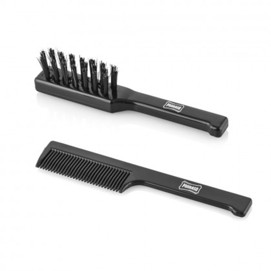 PRORASO - Set pieptene + perie pentru barba si mustata