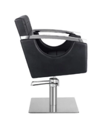 Scaun pentru coafor - MIRPLAY - FANDY - Negru