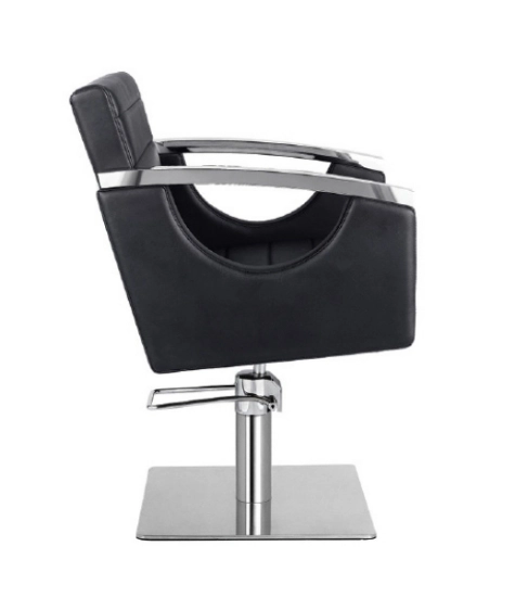 Scaun pentru coafor - MIRPLAY - FANDY - Negru