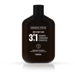 Sampon pentru par 3 in 1 (sampon,balsam,gel de dus) - IMMORTAL - 500 ml