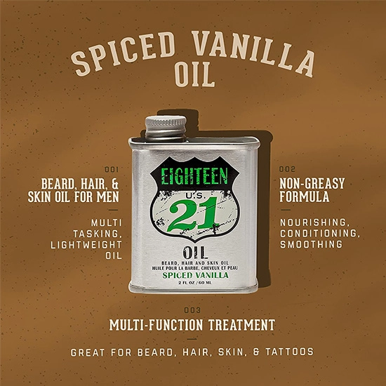 Ulei de par&barba - MAN MADE - Spiced Vanilla - 60 ml