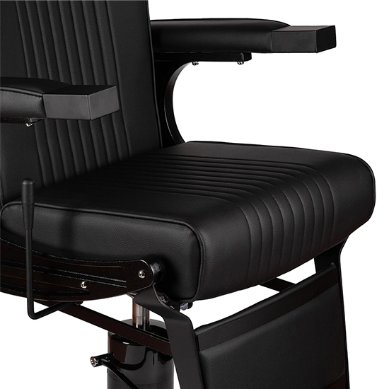 Scaun frizerie - MENOSER -  New York - Negru