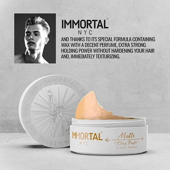 Ceara de par - IMMORTAL - Matte Clay Paste - 150 ml