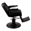 Scaun frizerie - MENOSER - Monterey - Negru