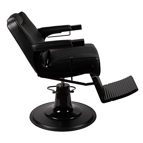 Scaun frizerie - MENOSER - Monterey - Negru