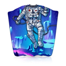 Pelerina coafor/frizerie- pentru copii - ROVRA - Astronaut