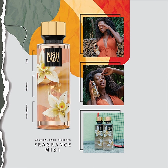Spray pentru corp - NISH LADY - Vanilla Paradise - 260 ml