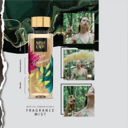 Spray pentru corp - NISH LADY - Romance - 260 ml