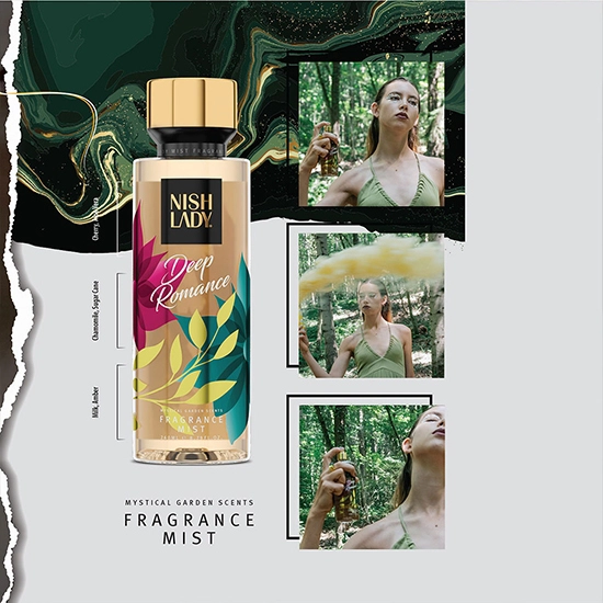 Spray pentru corp - NISH LADY - Romance - 260 ml
