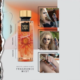 Spray pentru corp - NISH LADY - Peaceful - 260 ml