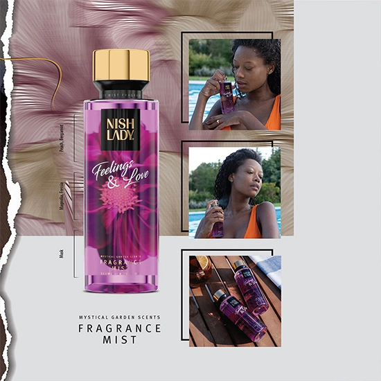 Spray pentru corp - NISH LADY - Feeling&Love - 260 ml