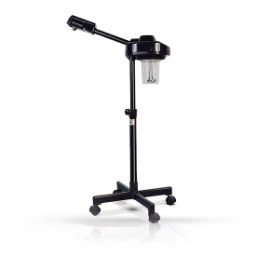 Vapozon facial profesional cu picior - MIRPLAY -  Aldo - NEGRU