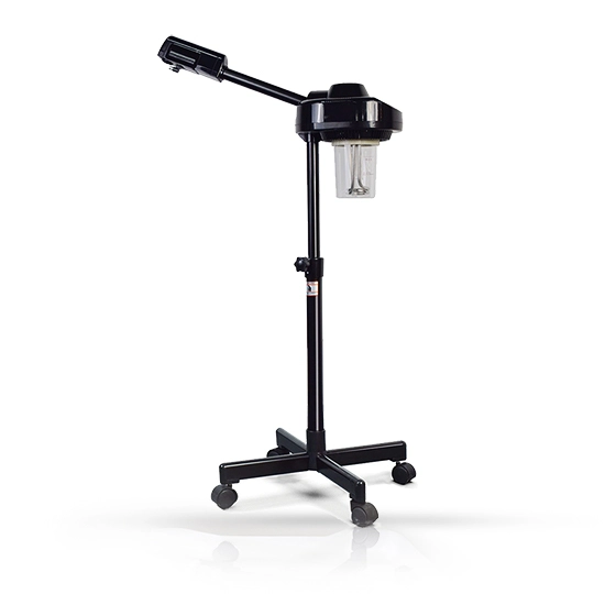 Vapozon facial profesional cu picior - MIRPLAY -  Aldo - NEGRU