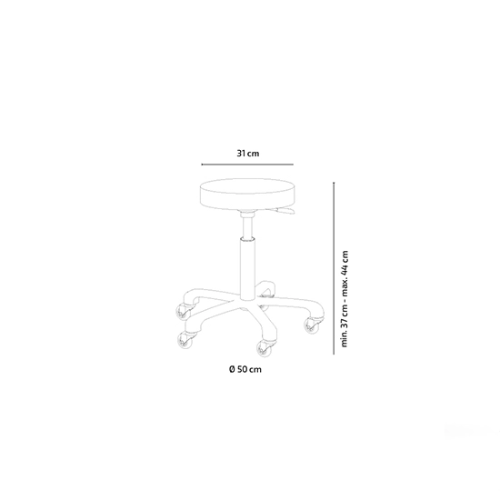 Scaun ajutor frizer - MIRPLAY - LEO XS
