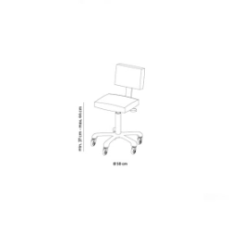 Scaun ajutor frizer - MIRPLAY - GORDON BXS