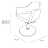 Scaun pentru coafor - MIRPLAY - MISTY