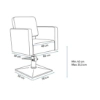 Scaun pentru coafor - MIRPLAY - CHRISTY