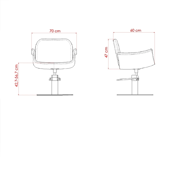 Scaun pentru coafor - MIRPLAY - HYDRA B S