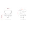 Scaun pentru coafor - MIRPLAY - LYRA B BS