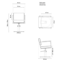Scaun pentru coafor - MIRPLAY - OCEAN BR R