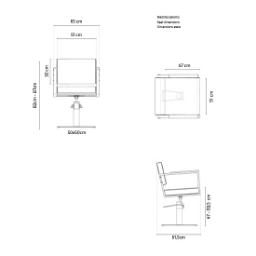 Scaun pentru coafor - MIRPLAY - OCEAN BR S