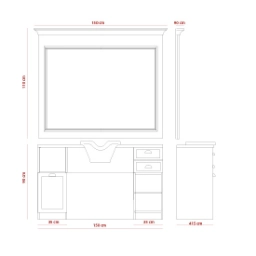 Mobilier Frizerie / Barber Shop - MIRPLAY - JULES B