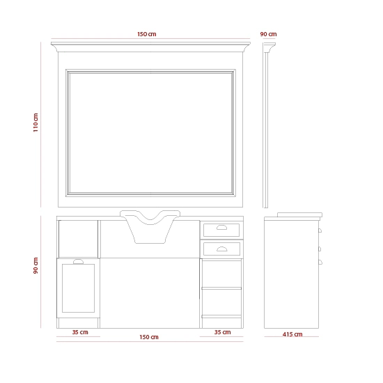 Mobilier Frizerie / Barber Shop - MIRPLAY - JULES B