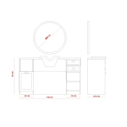 Mobilier Frizerie / Barber Shop - MIRPLAY - JULES B 01/08