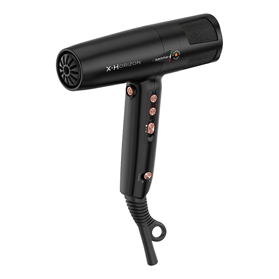 Uscator de par - GAMMA+  HORIZON - 120.000 RPM - Negru 