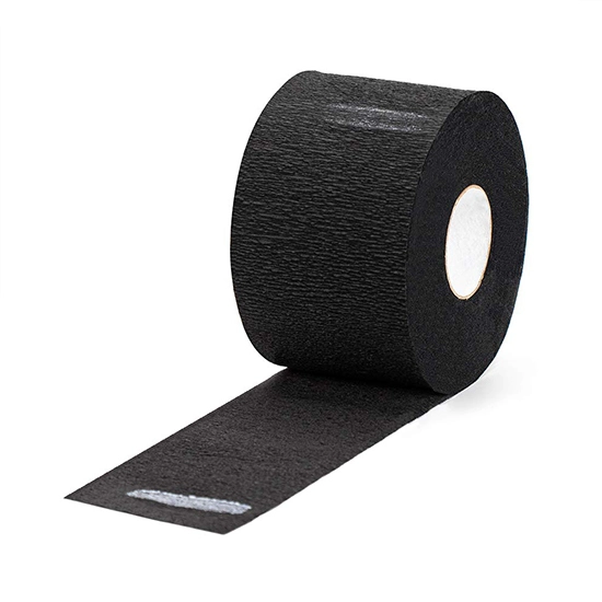 Gulere - NISH MAN - de hartie pentru frizerie - Negre