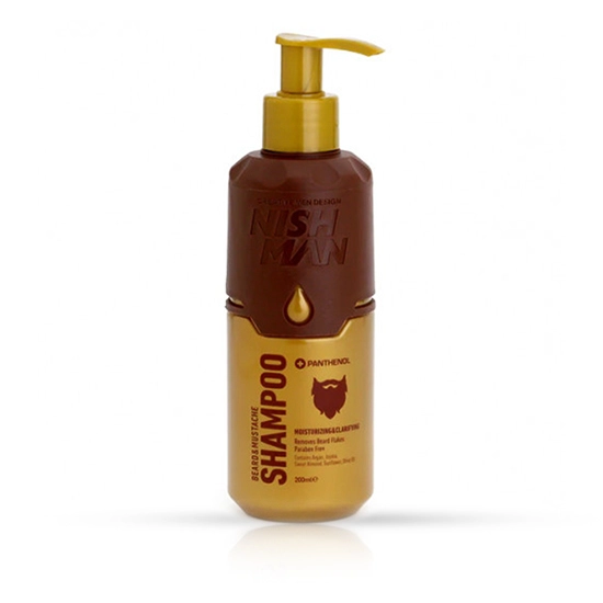 NISH MAN - Sampon pentru barba si mustata - 200 ml