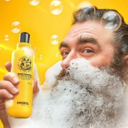 Sampon pentru barba - IMMORTAL - 250 ml 