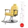 Scaun frizerie - MENOSER - Portland - Galben