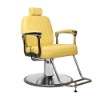 Scaun frizerie - MENOSER - Portland - Galben