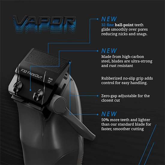  Masina de tuns - WAHL - Vapor-  8.000 RPM - fara fir 