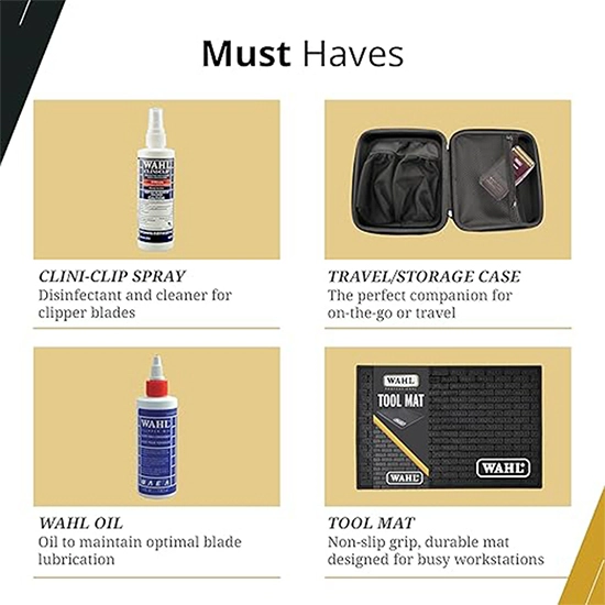 Set combo - WAHL -  Masina de tuns Profesionala Magic Clip Cordless + Masina Contur Detailer Li Negru